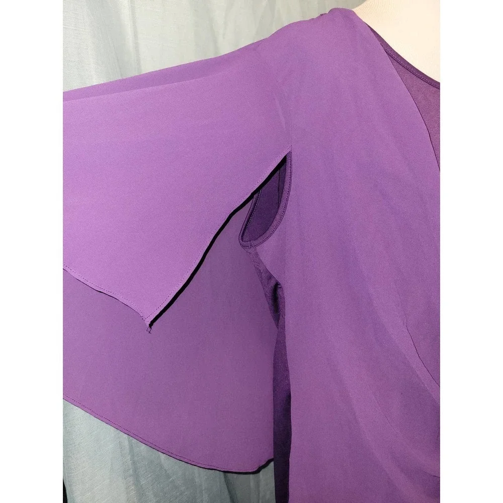 NWT Elegant Purple dress With Jewel 2xl - Picture 5 of 6